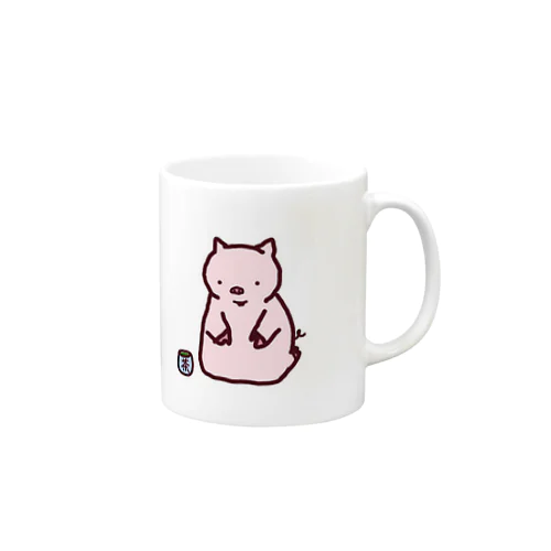 お茶好きなぶたさん Mug