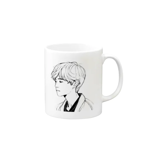 ハーフ系イケメン男子 Mug