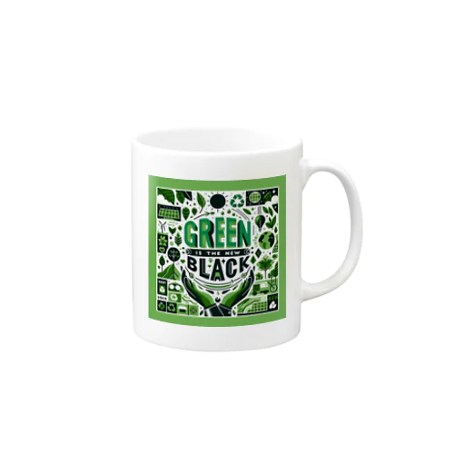 Green is the New Black マグカップ