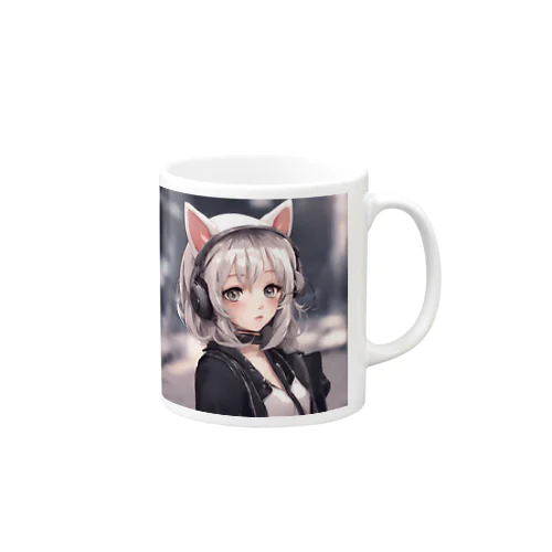 ファッション編集長ねこみさん Mug