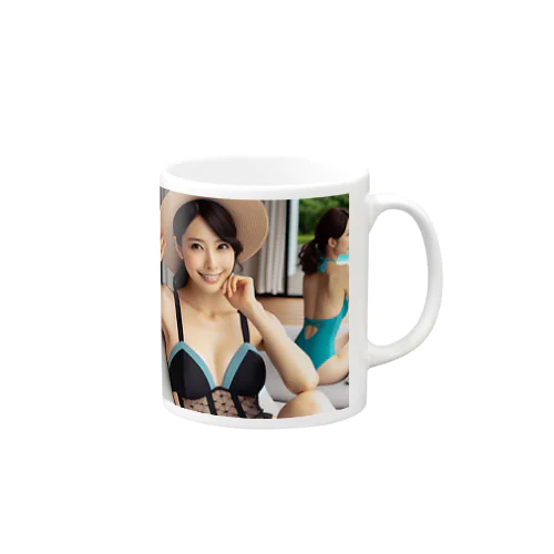 AI日本人女性 Mug