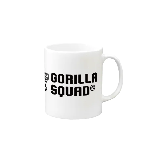 GORILLA SQUAD ロゴ黒 マグカップ