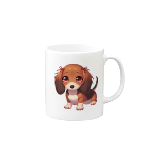 ミニチュアダックス　女の子　アイテム Mug