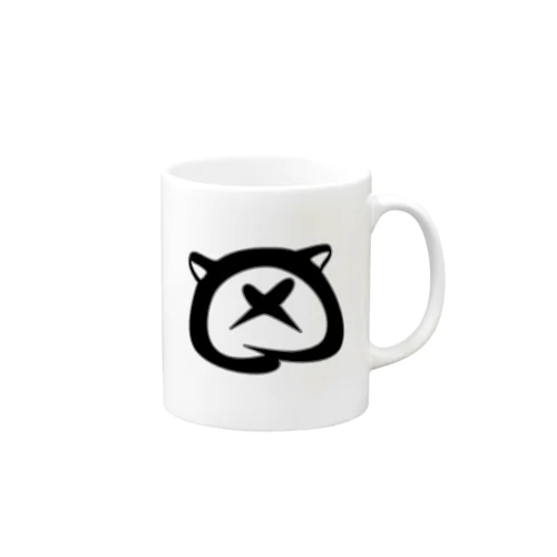 マーク_02 (black) Mug