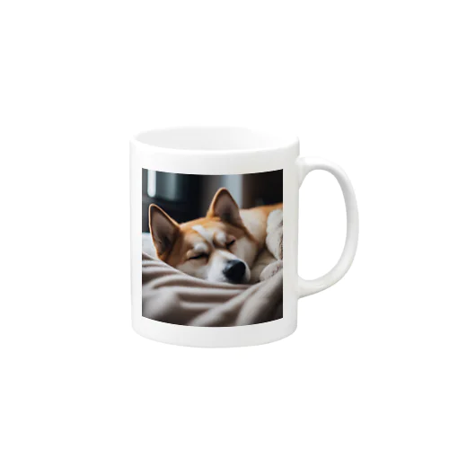 ぐっすり犬 Mug