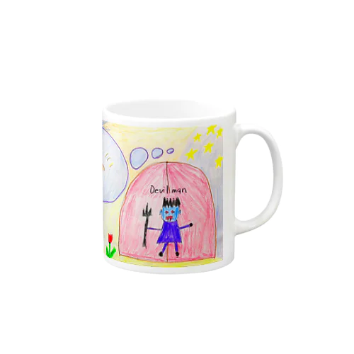 天使と悪魔 Mug