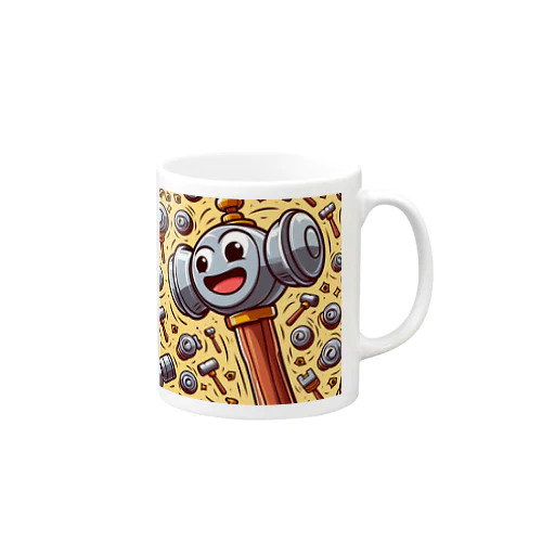 大工シリーズハンマーくん Mug