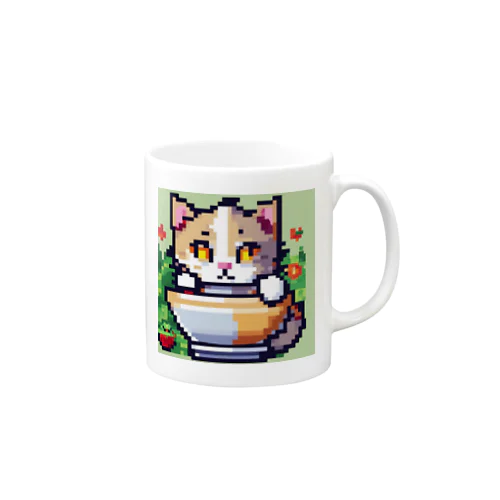 マグカップかくれんぼ猫 Mug