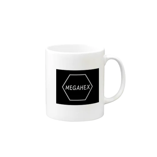 MEGAHEXマーク（黒地） Mug