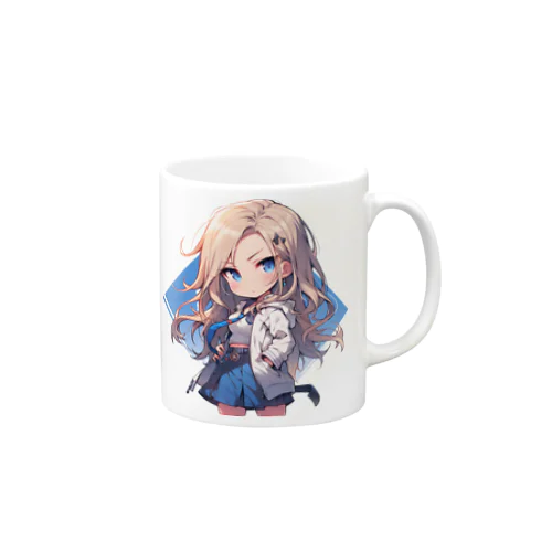 金髪ちびキャラ美少女 Mug