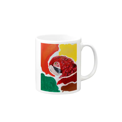 ベニコンゴウインコ Mug