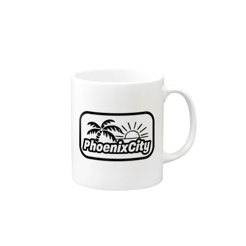 Phoenix City(モノクロ) Mug