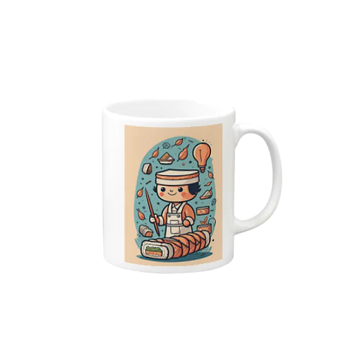 お寿司発明した人を Mug