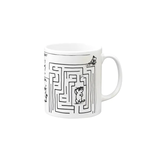 迷路とねこ Mug