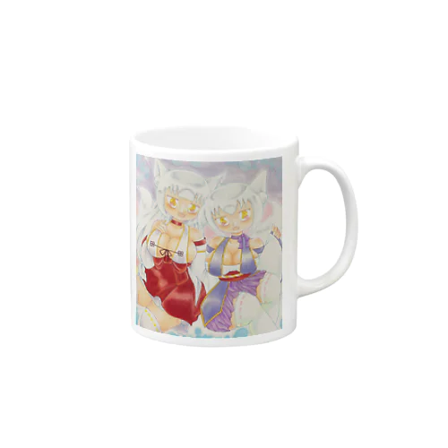 ぴこぴこ巫狐 Mug