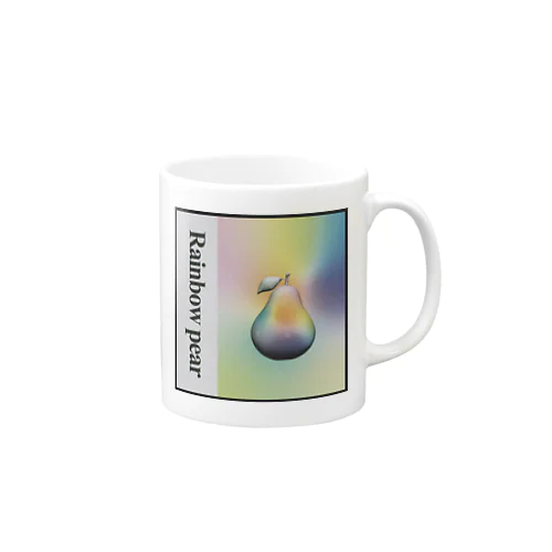 Rainbow pear Mug