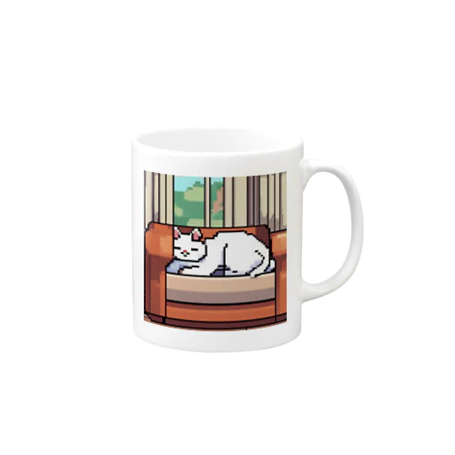 くつろぐ猫 Mug