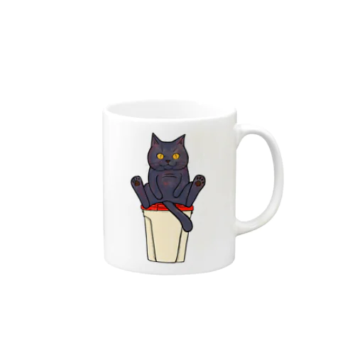 ゴミ捨て場のカラス対策 Mug