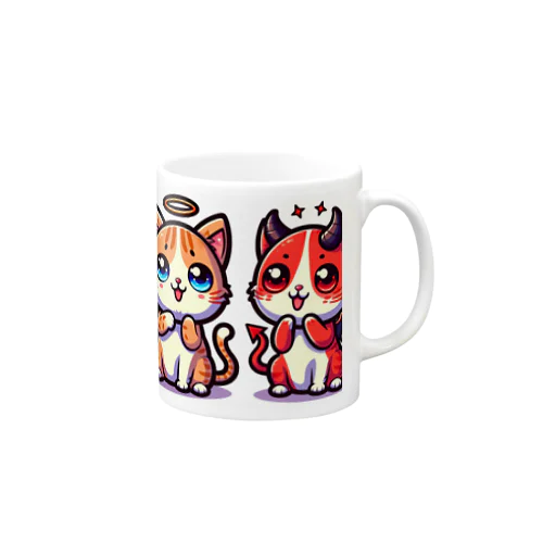 ☆天使猫☆悪魔猫☆ Mug