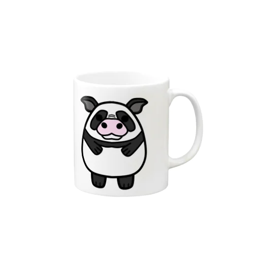 mixAnimal（ミックスアニマル）パンダ×ブタ Mug