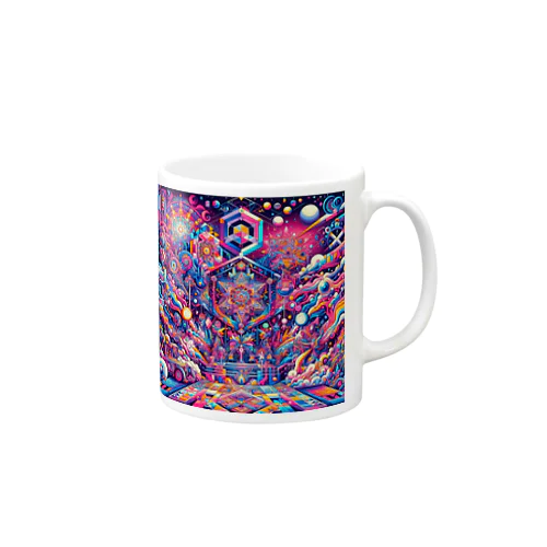 神聖リリスちゃん神殿 🌈💞31.サイケデリック宇宙アーケード商店街 Mug