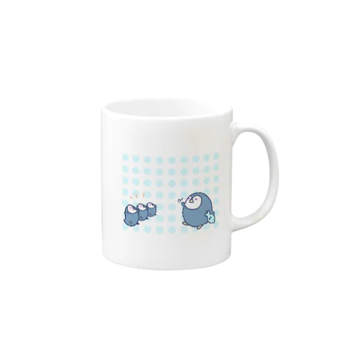 ゆるぺんちゃん親子 Mug