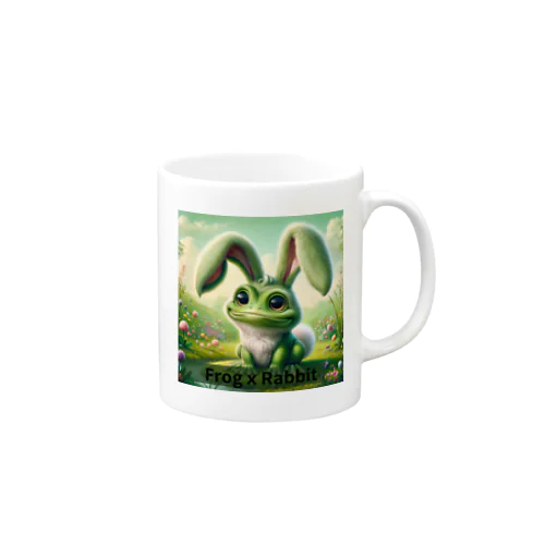 カエルｘウサギ Mug