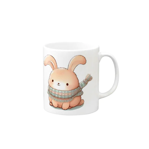 冬のうさぎさん Mug