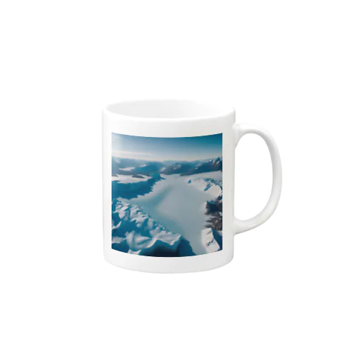 グリーンランドの氷河 Mug