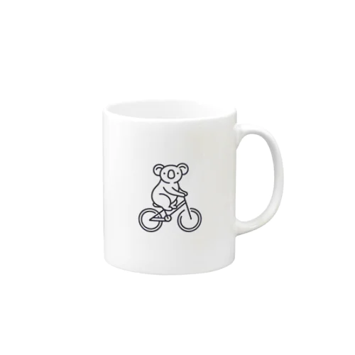 自転車に乗るコアラ Mug