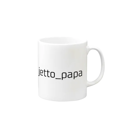 gajetto_papa（ガジェットパパ）文字ロゴ Mug