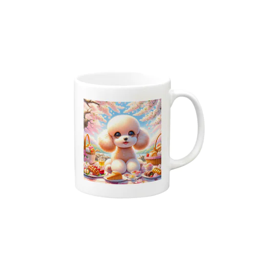 トイプードル　さくら　かわいい Mug