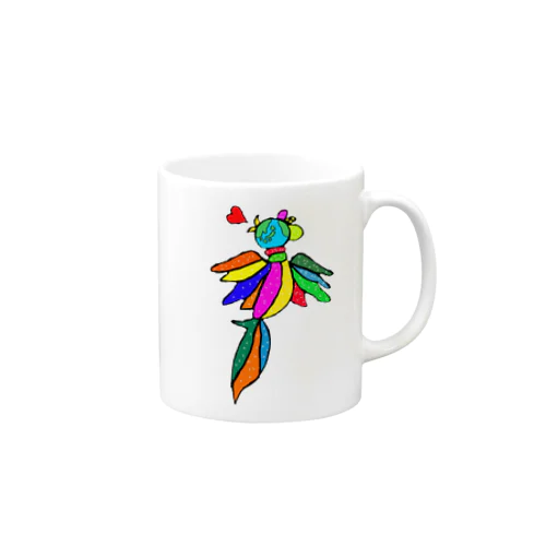 世界を跨ぐ鳥 Mug