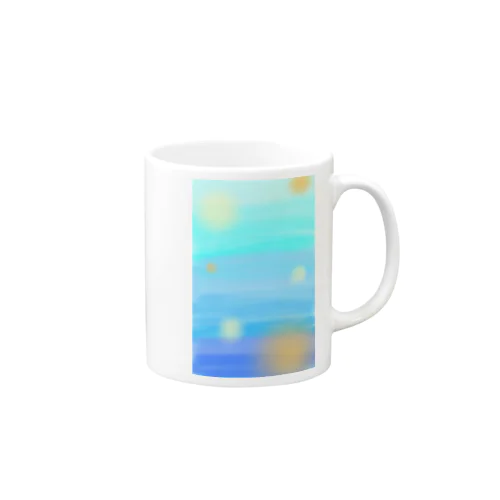 Blue on Mug