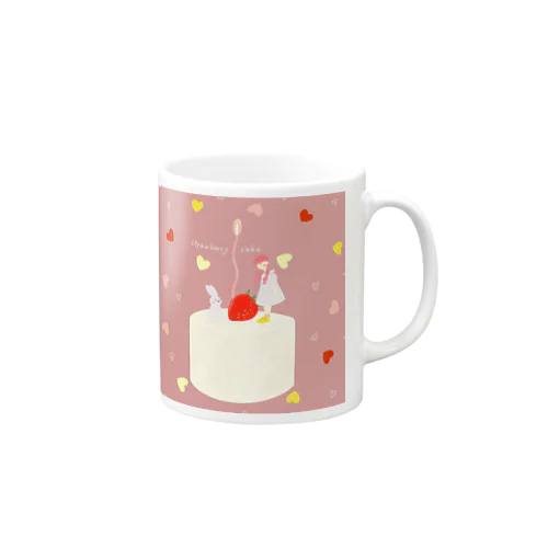 strawberry cake Mug