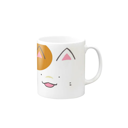 かわいいブチ猫のマグカップ Mug