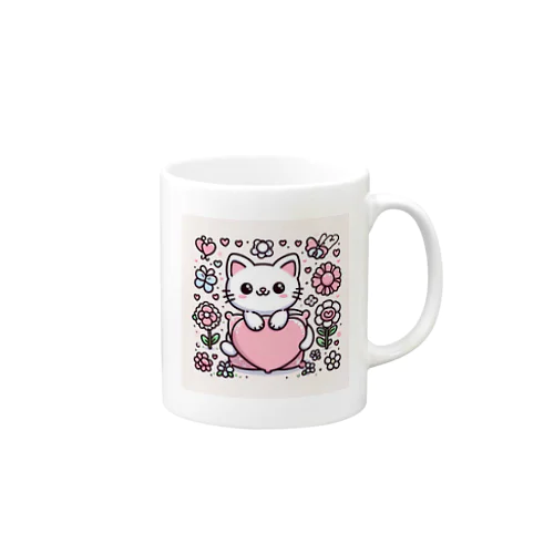 猫スタンプ Mug