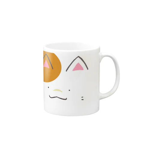 かわいいキャリコのにゃグカップ Mug