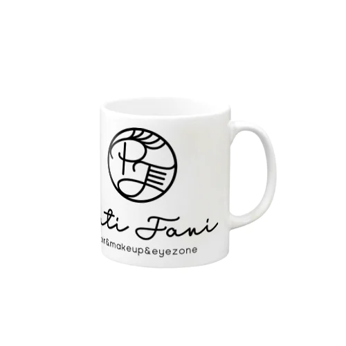 pati fani ロゴグッズ　縦バージョン Mug