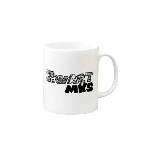 ZWART-MKS文字ロゴデザイン Mug