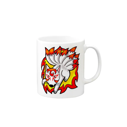 九尾のきつね Mug