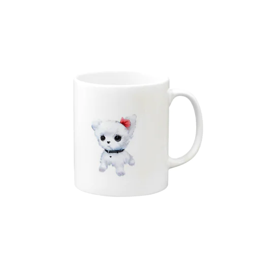 だってマルチーズだもん　素 Mug