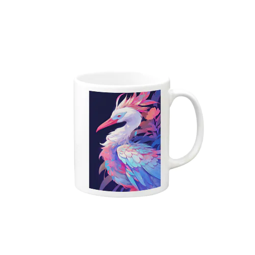 鮮やか鶴鳥　エンジェル717 2065 Mug