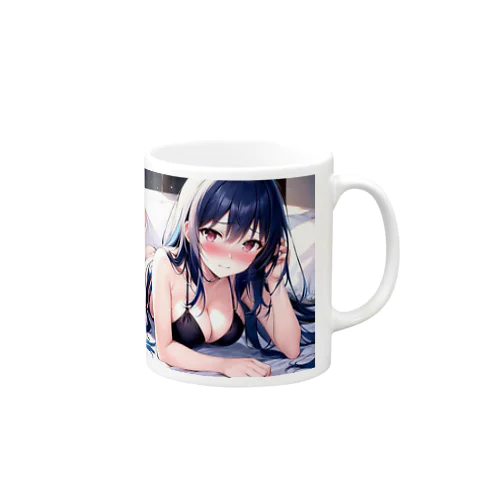 黒いビキニの女の子2（青髪Ｖｅｒ．） Mug