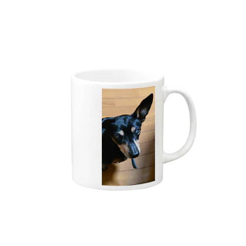 左耳立犬 Mug