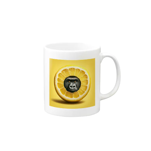 The Mighty Gorilla Lemon  Mug