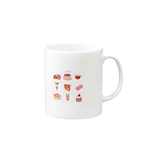 いちごのスイーツ Mug