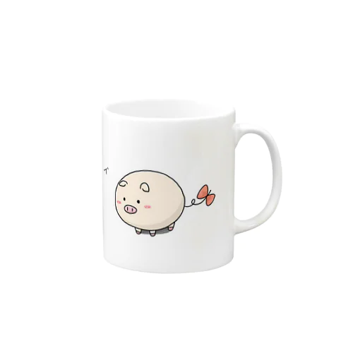 ｡ﾟ(ﾟ´🐽`ﾟ)ﾟ｡ぶひぃｰん｡ Mug