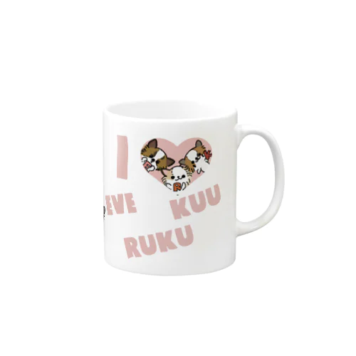 ゆるキャラアイテム（イヴちゃん、ルクちゃん、クゥちゃん） Mug