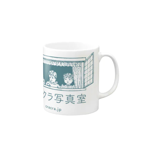クラクラ写真室・ロゴ(日本語版)グッズ マグカップ